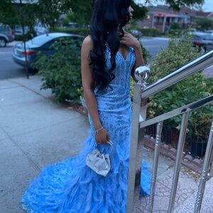 Beautiful baby blue size 2 and blush pink 18